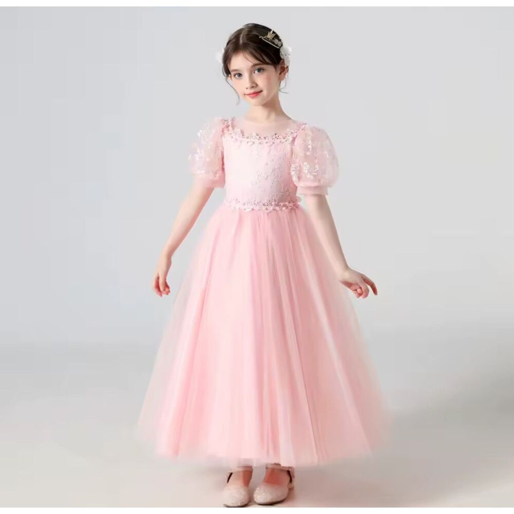 Pink tulle and pearl dress size 6